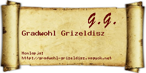 Gradwohl Grizeldisz névjegykártya
